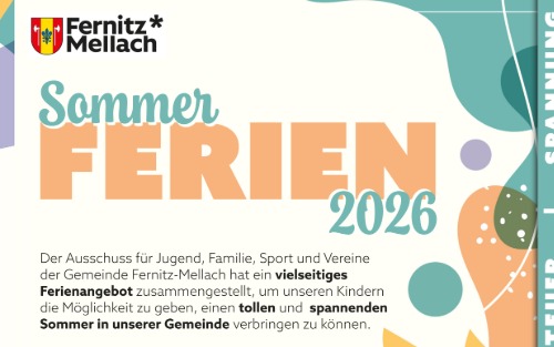 Ferienangebot - Sommerferien 2026