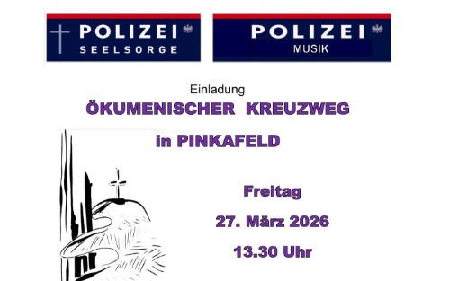 Ökumenischen Kreuzweg in Pinkafeld (Polizeiseelsorge)