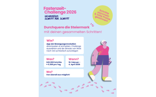 Fastenzeit-Challenge 2026: Gemeinsam Schritt für Schritt