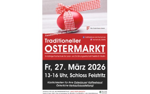 Traditioneller Ostermarkt der FS Feistritz