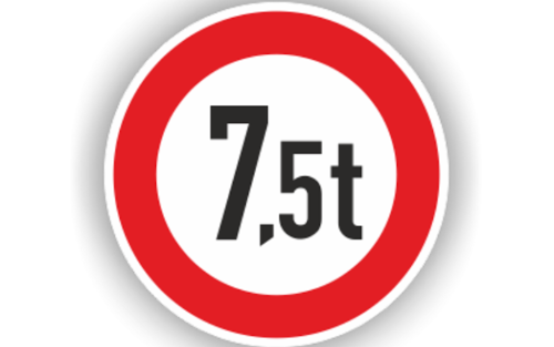 Tauwetterperiode (Fahrverbot 7,5t) im gesamten Gemeindegebiet