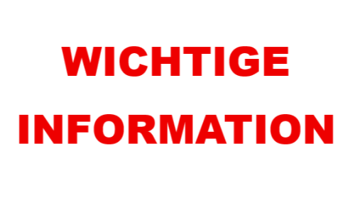 Wichtige Information
