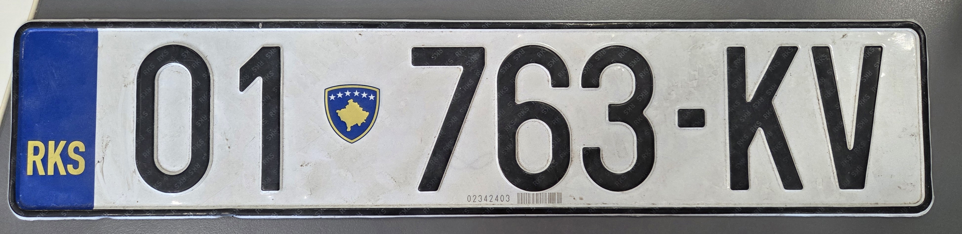 Fundgegenstand KFZ Kennzeichen