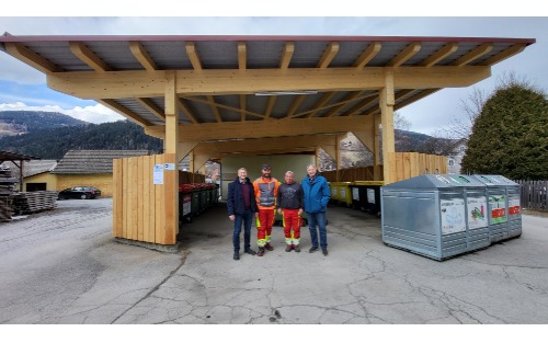 Neue Müllinsel in Stadl fertiggestellt