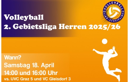 Volleyball Gebietsliga Herren 2025/2026 - Heimspiel