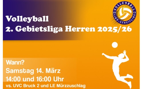 Volleyball Gebietsliga Herren 2025/2026 - Heimspiel