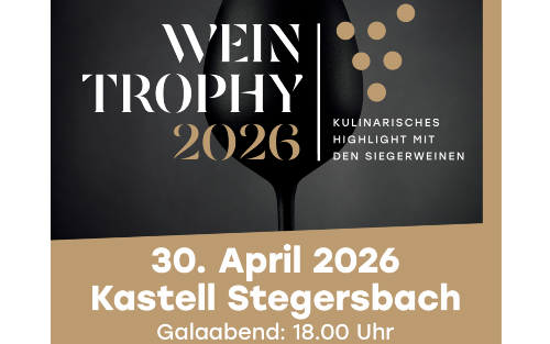 Weintrophy 2026 im Kastell Stegersbach