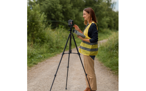 Topographische Arbeiten im Gemeindegebiet