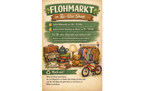 Flohmarkt im Re-Use-Shop