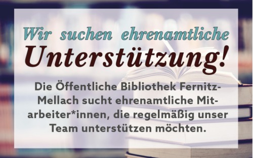 Wir suchen ehrenamtliche Unterstützung!