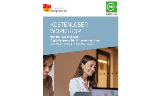 Kostenloser Workshop - Von null auf sichtbar - Digitalisierung für Unternehmerinnen