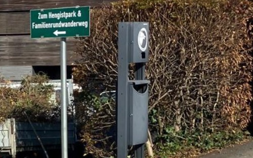 Hinweis zur Hundekotentsorgung