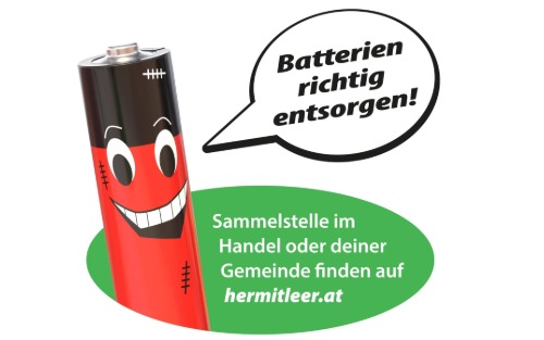 Batterien richtig entsorgen!