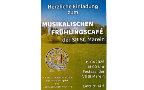 Musikalisches Frühlingscafé  der Sängerrunde St.Marein