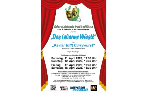 Theateraufführung der Obersteirischen Volksbühne St. Michael