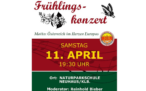 Frühlingskonzert des Musikvereines Neuhaus/Klb.