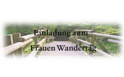 Einladung zum Frauenwandertag