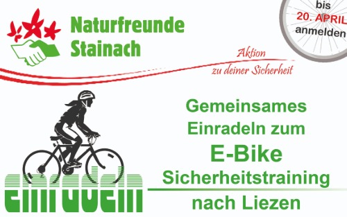 Einradeln - E-Bike Sicherheitstraining der Naturfreunde Stainach