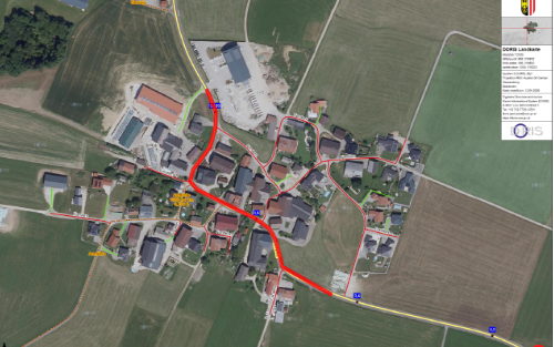 Straßensperre Forstern