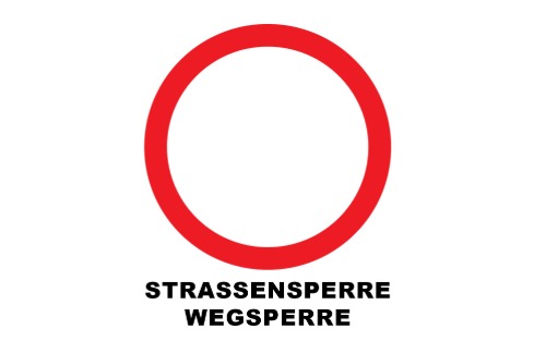 Straßensperre Murwaldweg