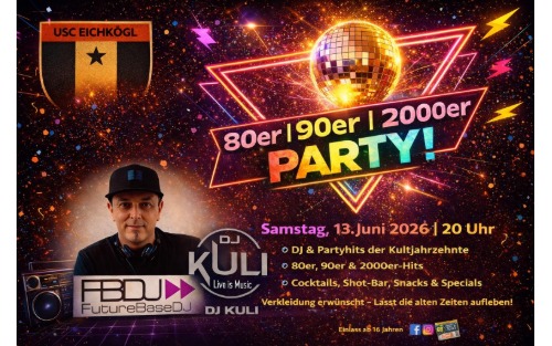 USC 80er 90er 2000er Party