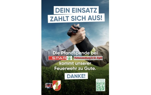 Dein Einsatz zahlt sich aus!