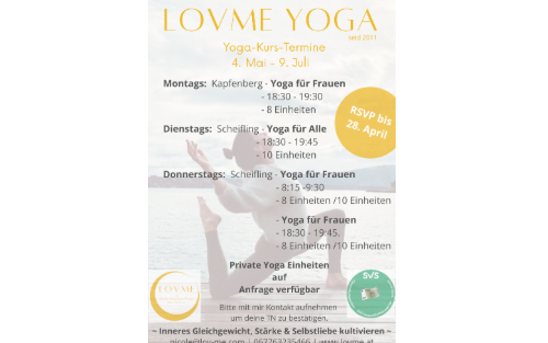 Yoga-Kurs-Termine mit Nicole Angelika Panzer