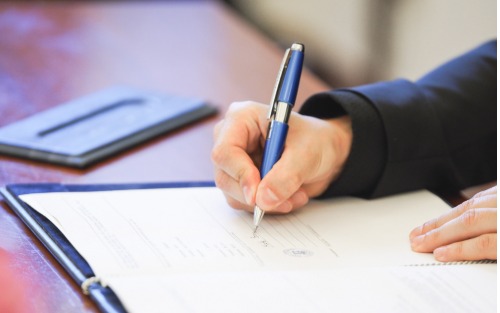 Verlautbarung über das Eintragungsverfahren für die Volksb