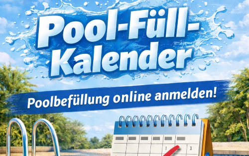 Termin fürs Pool füllen online buchen