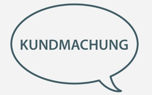 Kundmachung  - Auflage der 23. Änderung des Digitalen Flächenwidmungsplanes