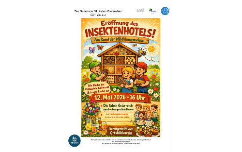 Eröffnung des Insektenhotels