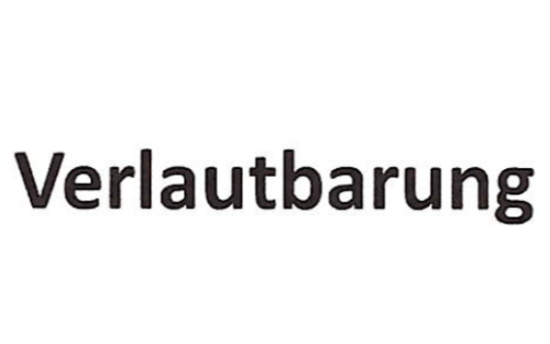 Verlautbarung