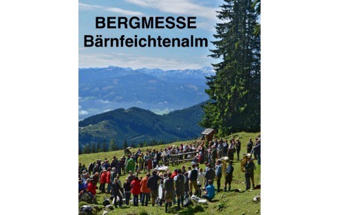 Bergmesse auf der Bärnfeichtnalm