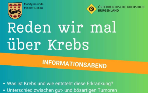 Informationsabend Reden wir mal über Krebs