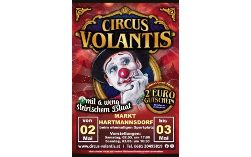 Circus Volantis wieder in Markt Hartmannsdorf