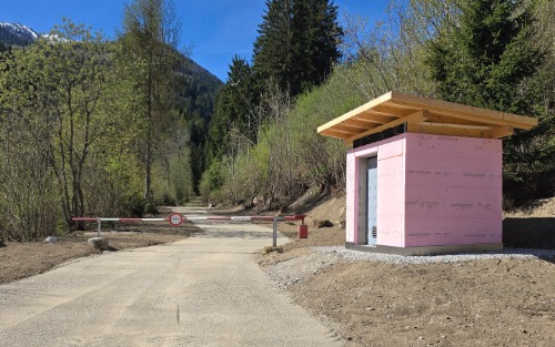 Neue Filterbrunnen in Panzendorf kurz vor der Fertigstellung