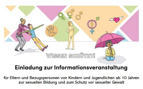 Informationsveranstaltung für Eltern und Bezugspersonen ab 10-jährigen Kindern