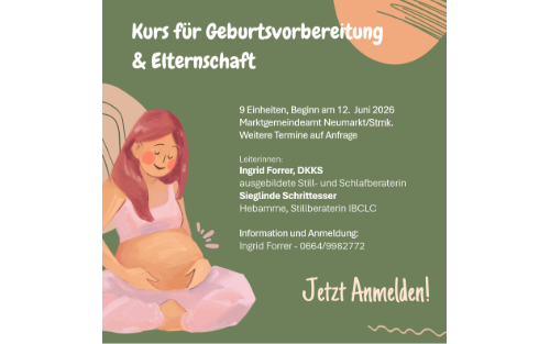 Kurs für Geburtsvorbereitung & Elternschaft