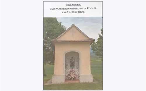 Materlwanderung in Podler