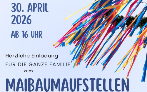 Maibaumaufstellen der FF Kalch