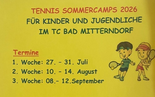 Tennis Sommercamp