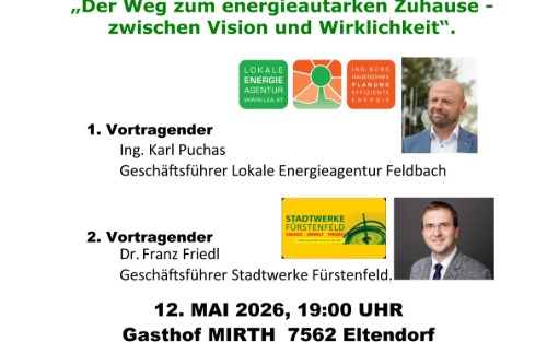 Einladung zum Vortrag - 