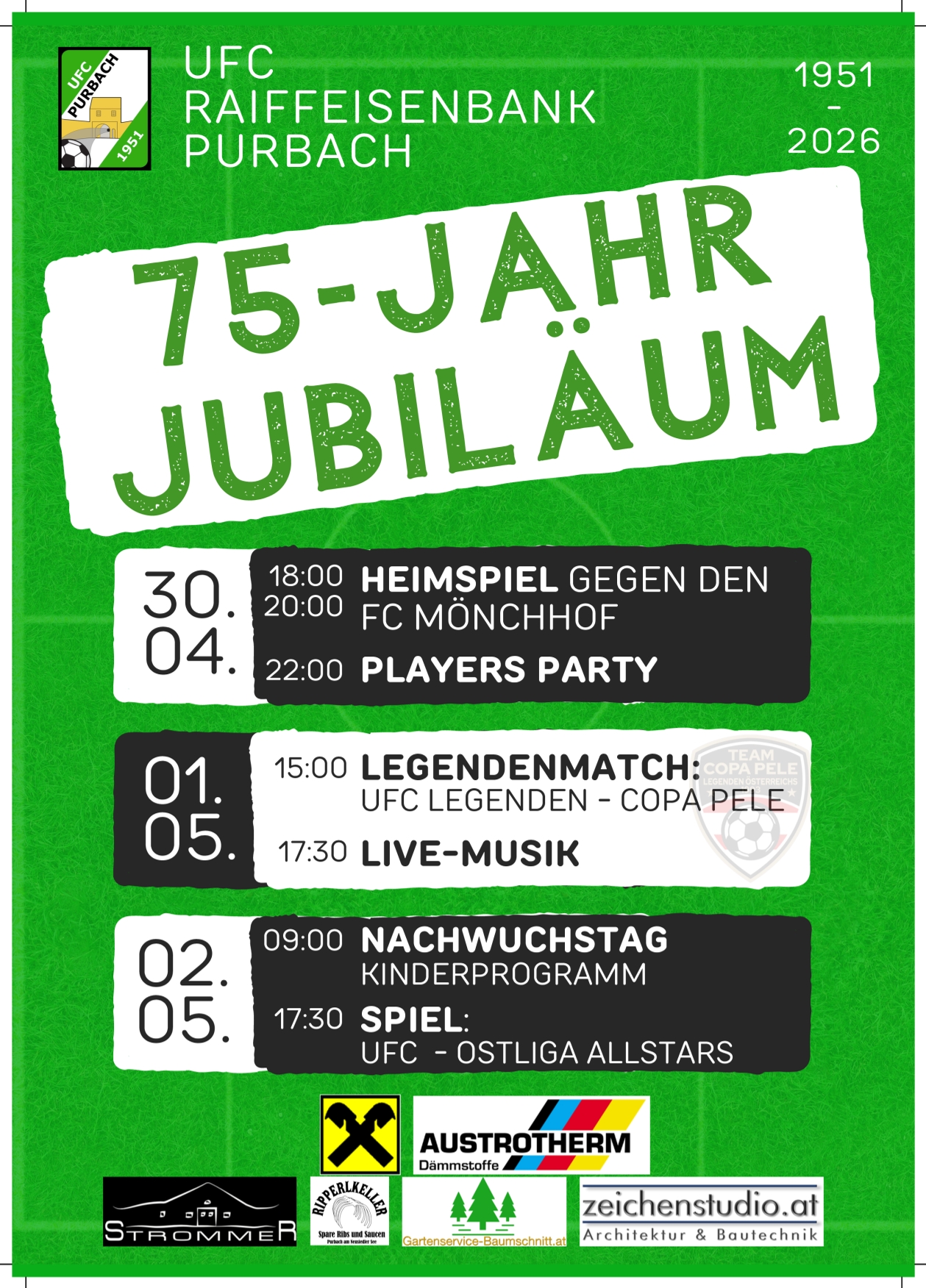 75-Jahr-Jubiläum des UFC Purbach