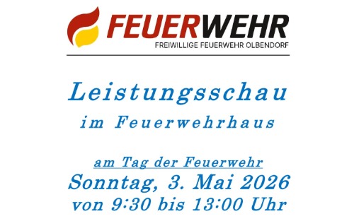 Leistungsschau im Feuerwehrhaus am Tag der Feuerwehr