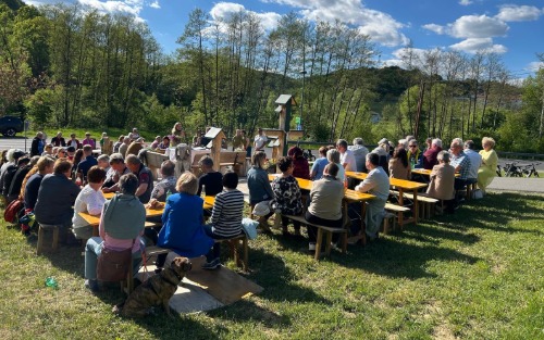 Segnung des Kramerbergler Marterls