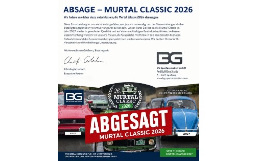 Information zur Murtal Classic 2026