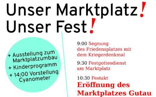 Eröffnungsfeier unseres Marktplatzes unter dem Motto "unser Marktplatz | unser Fest"