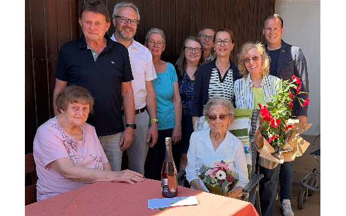 Frau Margarete Meitz aus Altenhof feierte ihren 101. Geburtstag
