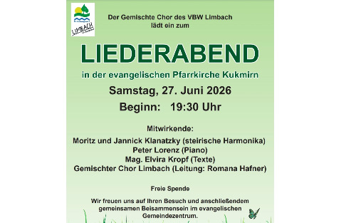Liederabend Gemischter Chor Limbach
