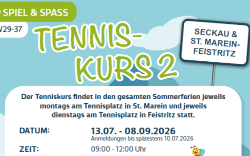 Tenniskurs St. Marein